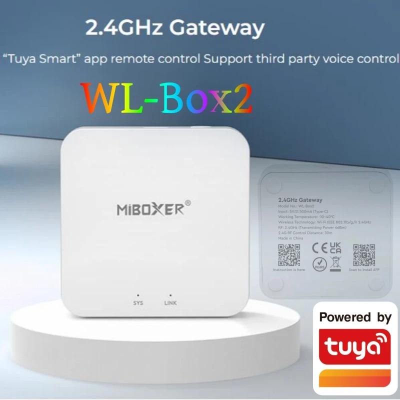 Miboxer WL-Box2  LED Ʈѷ, 2.4GHz Ʈ ý,  Tuya Smartlife   , LED Ʈ , ǰ
